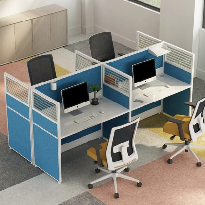 4-Way Centered Office Workstation