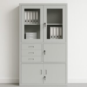 Steel Filing Cabinet with Safe
